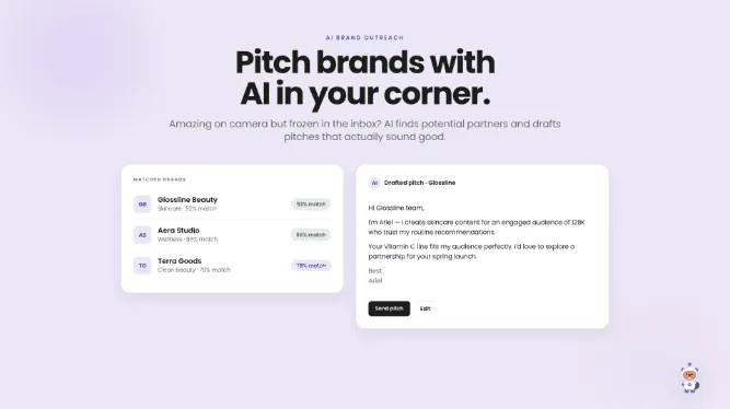 AI Brand Outreach: pitch brands with AI in your corner