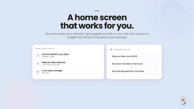 AI-first home screen: see what needs your attention