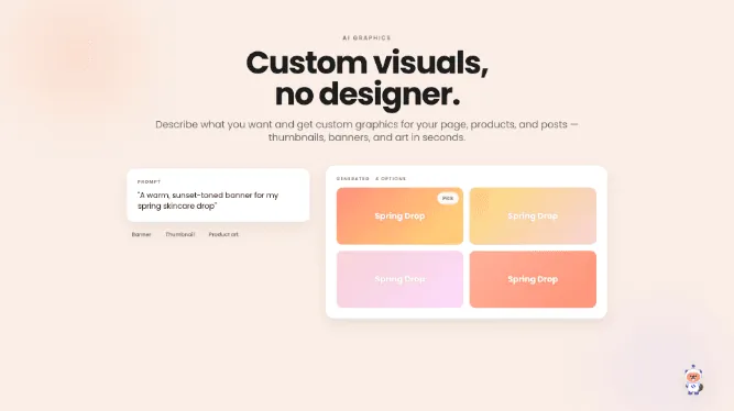 AI image generation: custom graphics, no designer needed